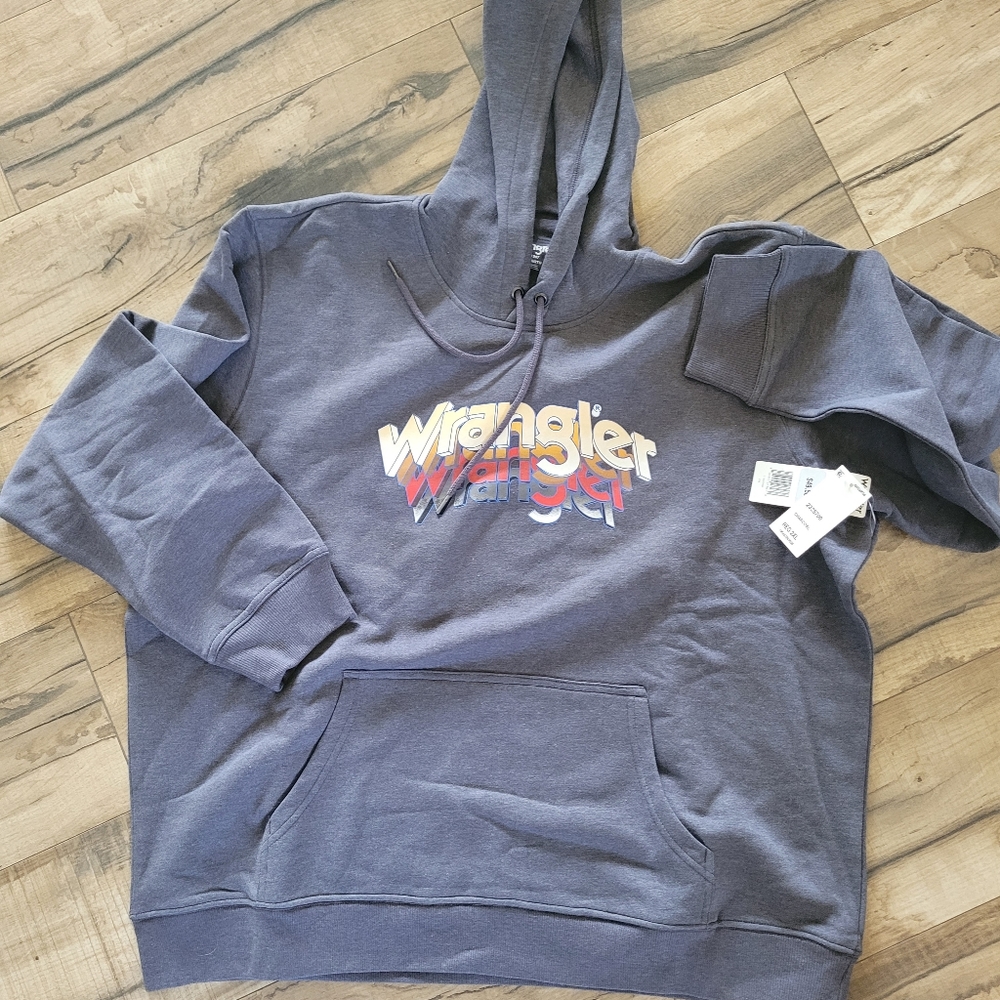 Wrangler men's 2x hoodie sweatshirt nwt
